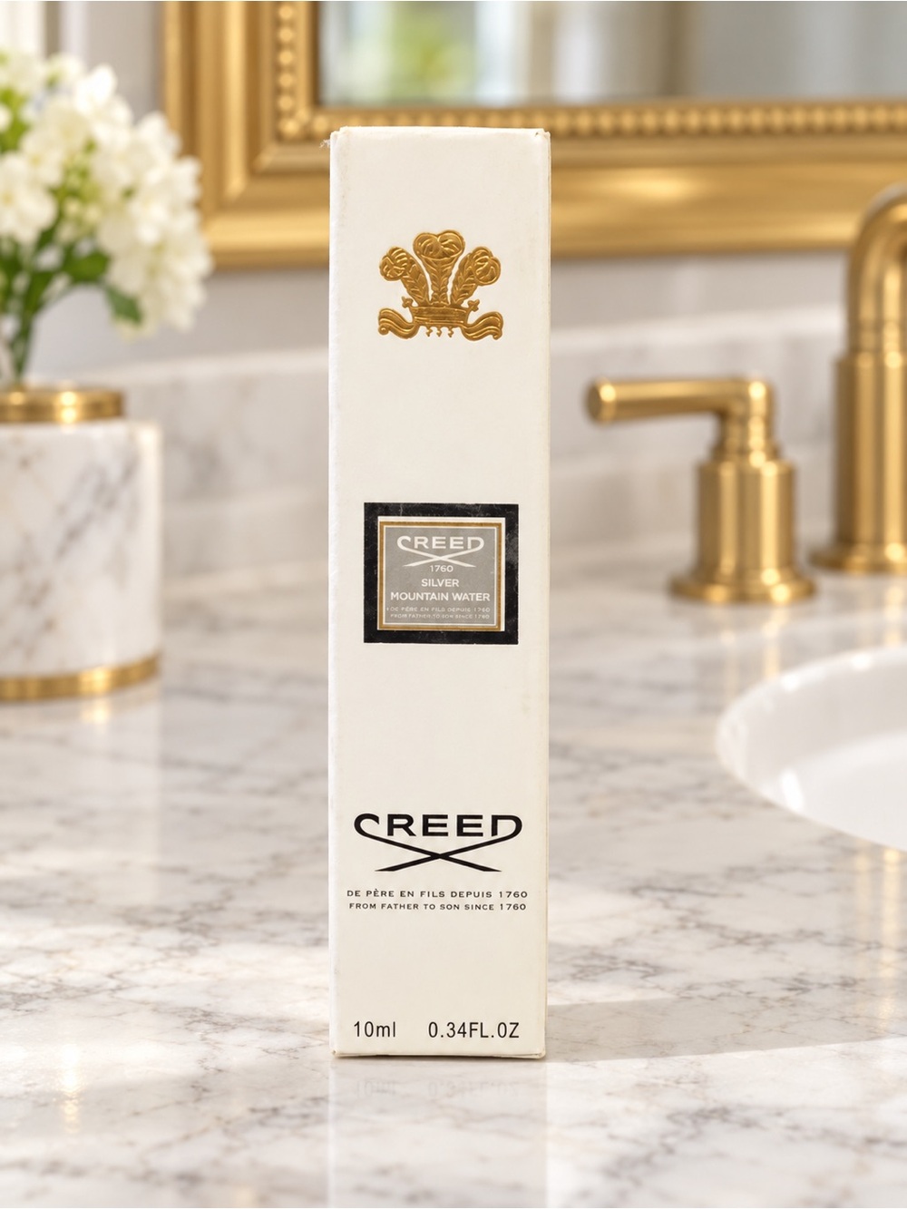 Creed White and Gold Fragrance Presentation Box